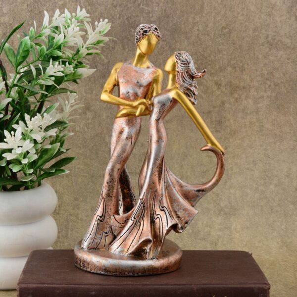 GREAT Valentine's Day Gift For Girl & Boys symbolizes true love, Romantic Gift Showpieces golden brown